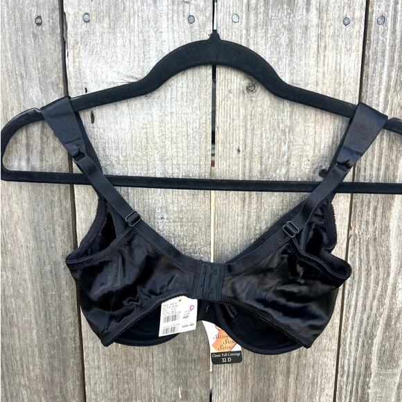 Victoria's Secret | NWT Rare Vtg Second Skin Satin Classic Full Coverage Bra 32D - Picture 7 of 8